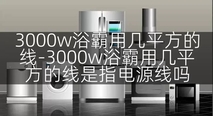 3000w浴霸用几平方的线-3000w浴霸用几平方的线是指电源线吗