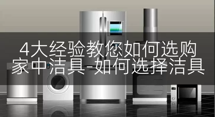 4大经验教您如何选购家中洁具-如何选择洁具