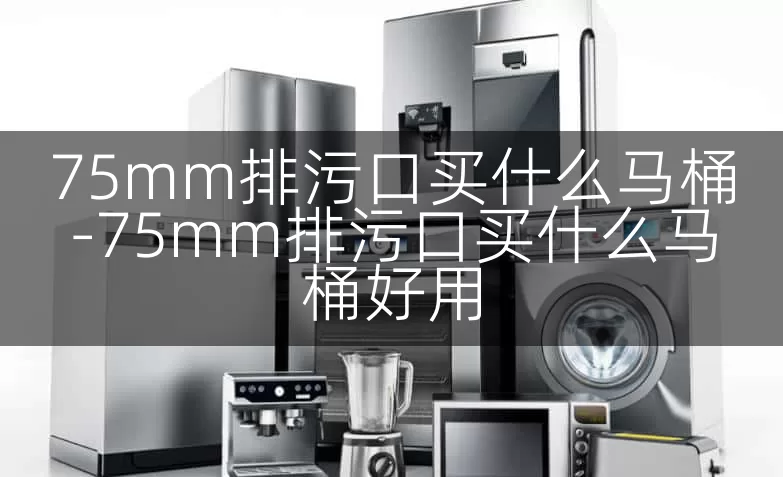 75mm排污口买什么马桶-75mm排污口买什么马桶好用