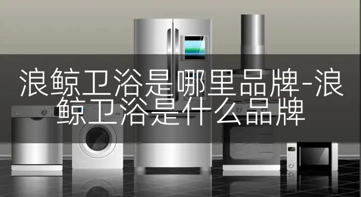 浪鲸卫浴是哪里品牌-浪鲸卫浴是什么品牌