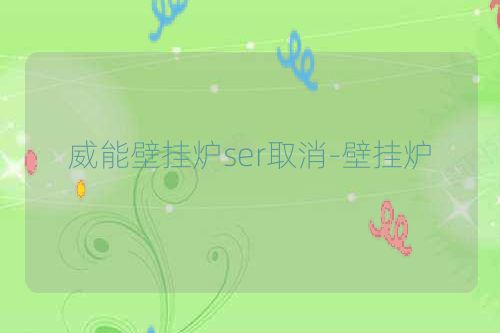 威能壁挂炉ser取消-壁挂炉