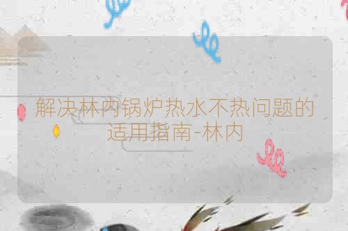 解决林内锅炉热水不热问题的适用指南-林内