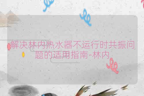 解决林内热水器不运行时共振问题的适用指南-林内