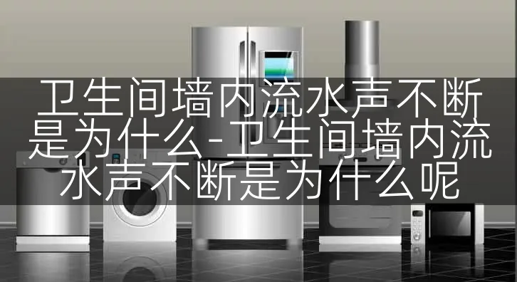 卫生间墙内流水声不断是为什么-卫生间墙内流水声不断是为什么呢