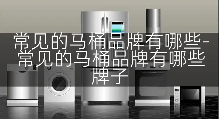 常见的马桶品牌有哪些-常见的马桶品牌有哪些牌子
