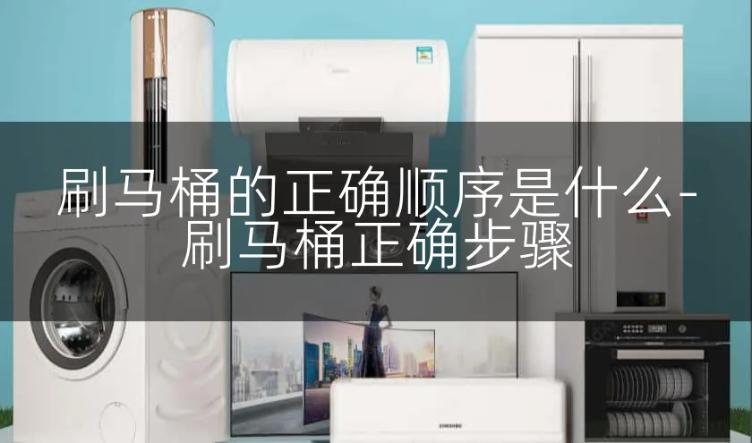 刷马桶的正确顺序是什么-刷马桶正确步骤