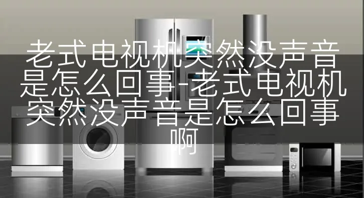 老式电视机突然没声音是怎么回事-老式电视机突然没声音是怎么回事啊