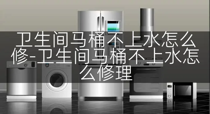 卫生间马桶不上水怎么修-卫生间马桶不上水怎么修理