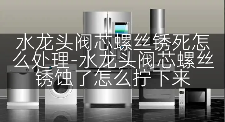 水龙头阀芯螺丝锈死怎么处理-水龙头阀芯螺丝锈蚀了怎么拧下来
