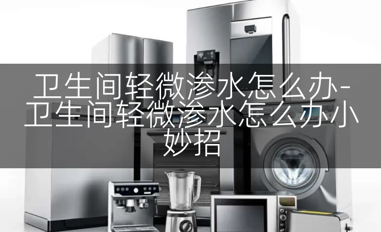 卫生间轻微渗水怎么办-卫生间轻微渗水怎么办小妙招
