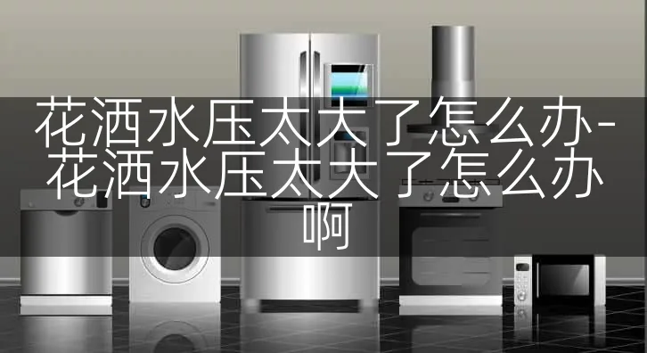 花洒水压太大了怎么办-花洒水压太大了怎么办啊