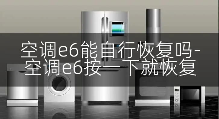 空调e6能自行恢复吗-空调e6按一下就恢复