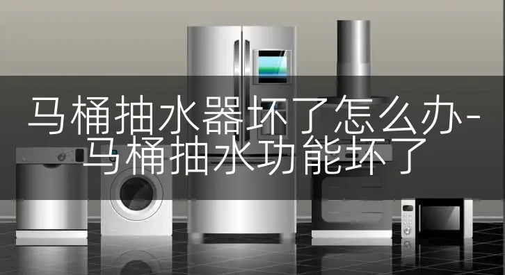 马桶抽水器坏了怎么办-马桶抽水功能坏了