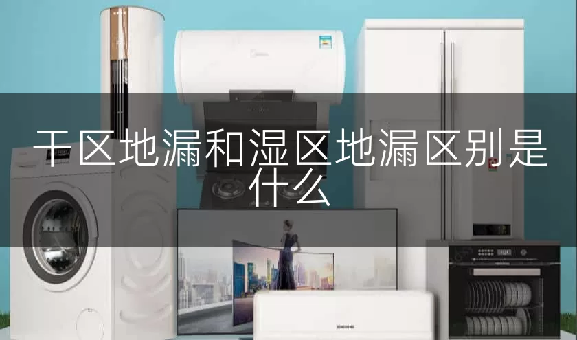 干区地漏和湿区地漏区别是什么