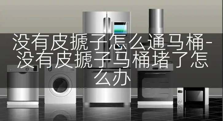 没有皮搋子怎么通马桶-没有皮搋子马桶堵了怎么办