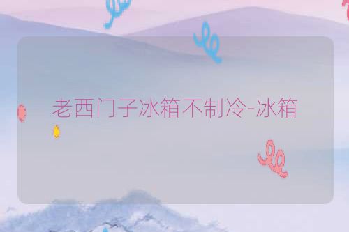 老西门子冰箱不制冷-冰箱