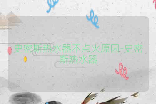 史密斯热水器不点火原因-史密斯热水器