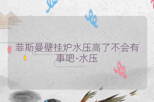 菲斯曼壁挂炉水压高了不会有事吧-水压