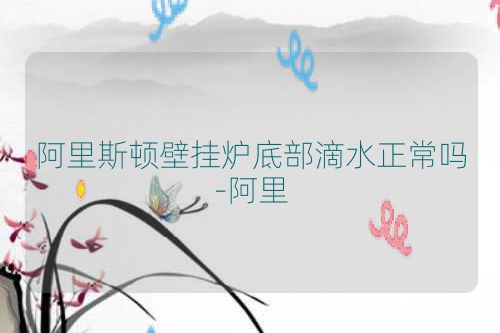 阿里斯顿壁挂炉底部滴水正常吗-阿里
