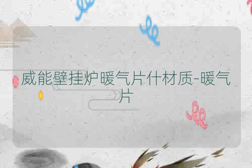 威能壁挂炉暖气片什材质-暖气片