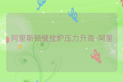 阿里斯顿壁挂炉压力升高-阿里