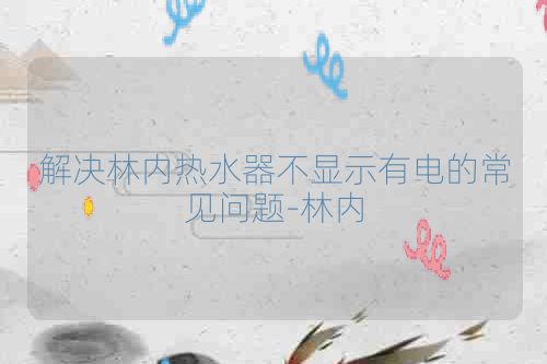 解决林内热水器不显示有电的常见问题-林内