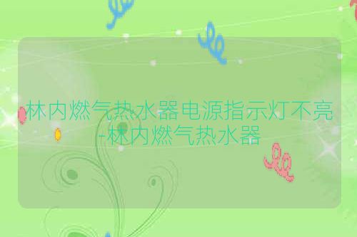 林内燃气热水器电源指示灯不亮-林内燃气热水器