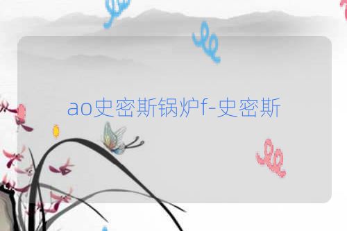 ao史密斯锅炉f-史密斯