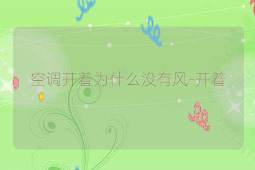 空调开着为什么没有风-开着