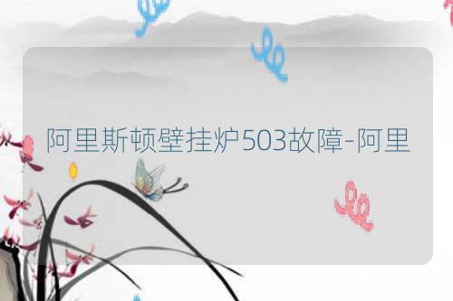 阿里斯顿壁挂炉503故障-阿里