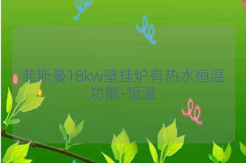 菲斯曼18kw壁挂炉有热水恒温功能-恒温