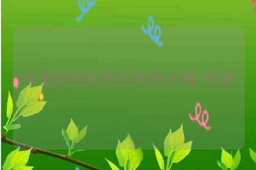 阿里斯顿即热式电热水器-阿里