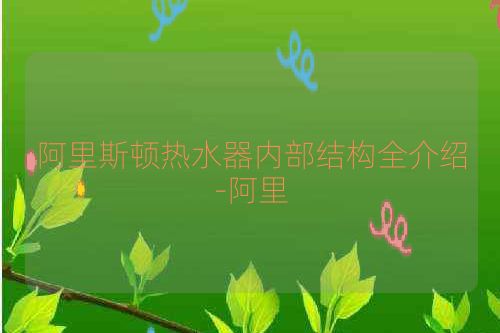 阿里斯顿热水器内部结构全介绍-阿里
