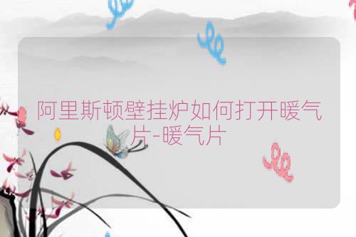 阿里斯顿壁挂炉如何打开暖气片-暖气片