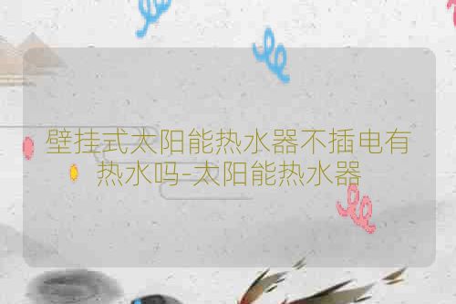 壁挂式太阳能热水器不插电有热水吗-太阳能热水器