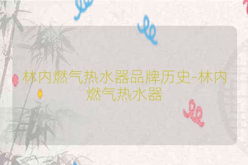 林内燃气热水器品牌历史-林内燃气热水器