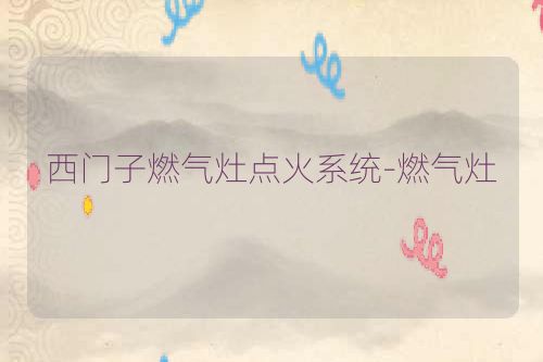 西门子燃气灶点火系统-燃气灶