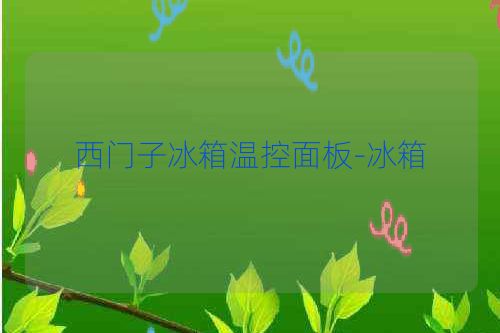 西门子冰箱温控面板-冰箱